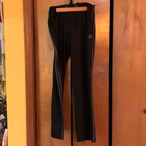 Adidas Climalite pants. Mens M Black w/ Gray